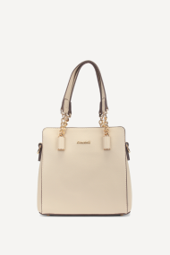 Чанта от еко кожа KB-7139-бежов