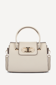 Чанта от еко кожа KB-7292-бежов