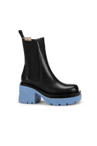 Дамски боти от естествена кожа KM-6311-1