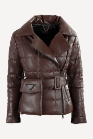 Капитонирано кожено яке MF-10233