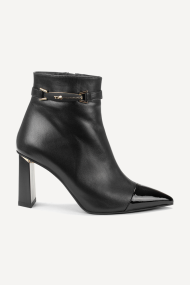 Боти от естествена кожа и лак MGZ-121-7854