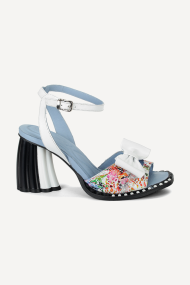 Сандали от естествена кожа с принт MGZ-90-156