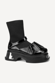 Боти с кожа и текстил MGZ-90-6107