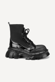 Боти с кожа и текстил MGZ-90-6133