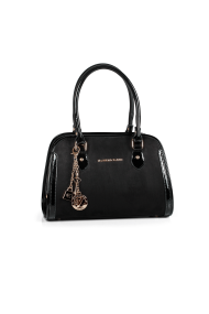 Дамска чанта от еко велур и лак MZ-530105