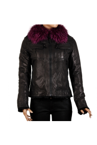 Дамско яке от естествена кожа ING-2130