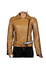 Дамско яке от естествена кожа PM-2757