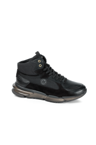 Мъжки обувки от естествена кожа и велур PRG-12433