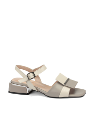 Дамски сандали от естествена кожа PRG-2205-5870