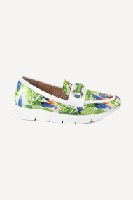 Кожени мокасини с перфо SPT-422