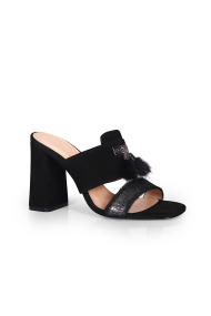 Дамски чехли от естествен велур SY-23815