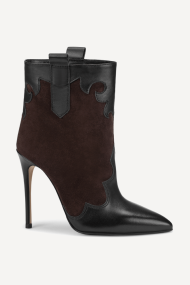 Велурени боти с висок ток SY-26547