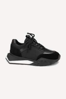 Ladies leather and suede sports shoes MGZ-253-2040-4