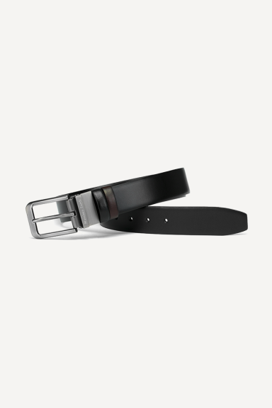 Мъжки двулицев кожен колан PL-364242-DV